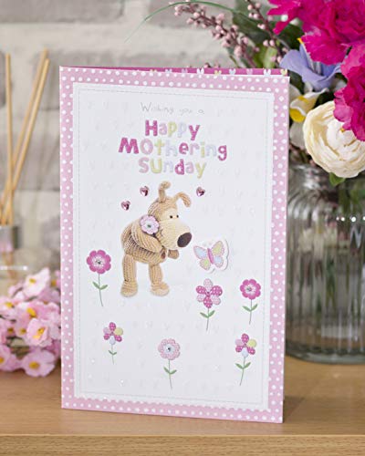 Mother's Day Card Boofle with Flowers and Butterfly {DC}