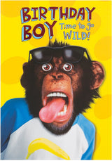 Hallmark Birthday Card "Time to go Wild" Medium {DC}