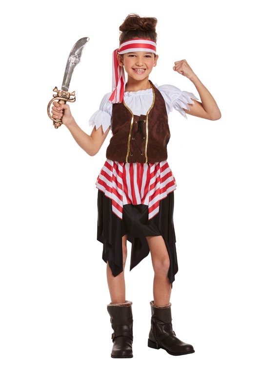 Children's Buccaneer Pirate Costume For 10-12 Years {DC}