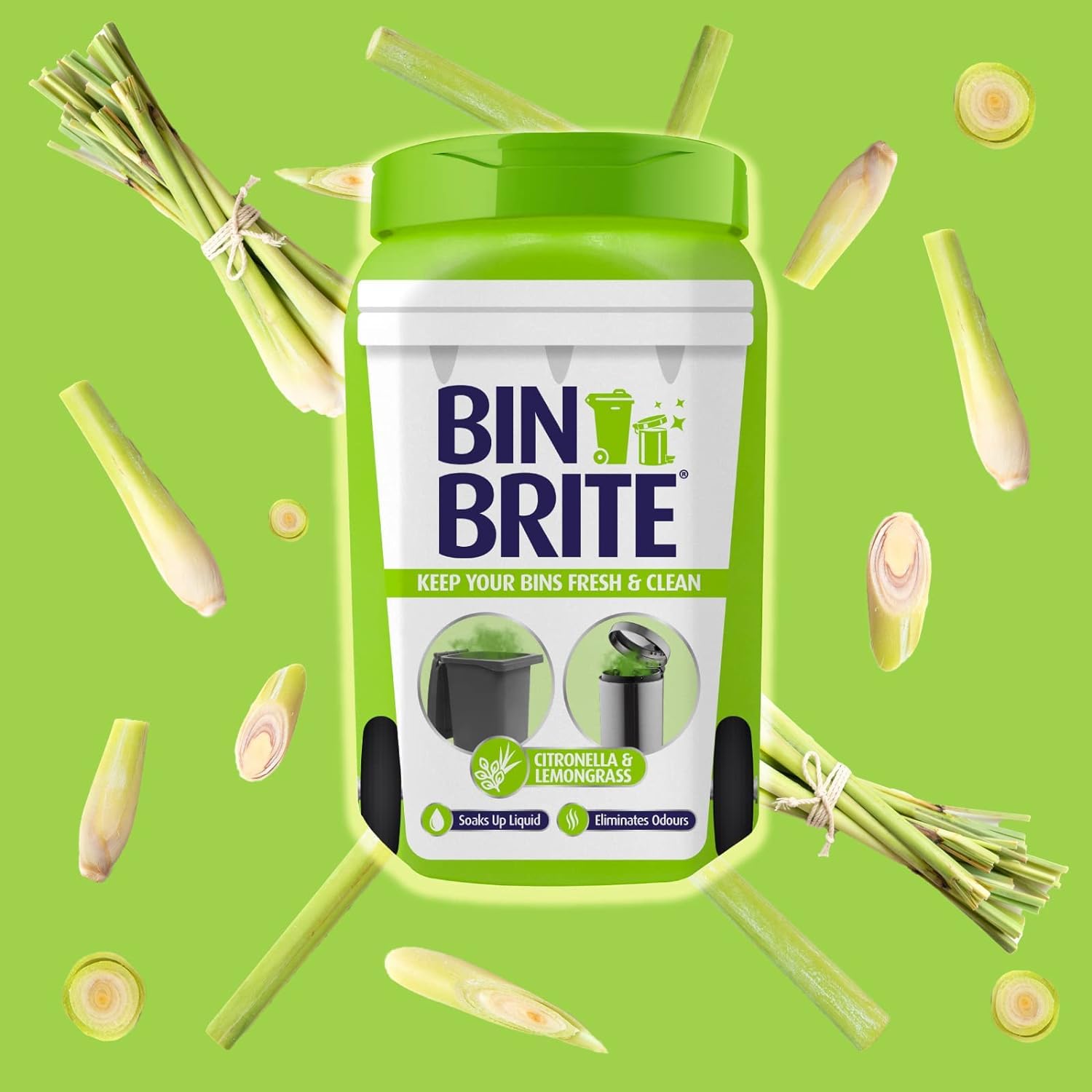 Citronella & Lemongrass Bin Odour Neutraliser 500g