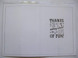 teacher you're great, Thank you teacher card 