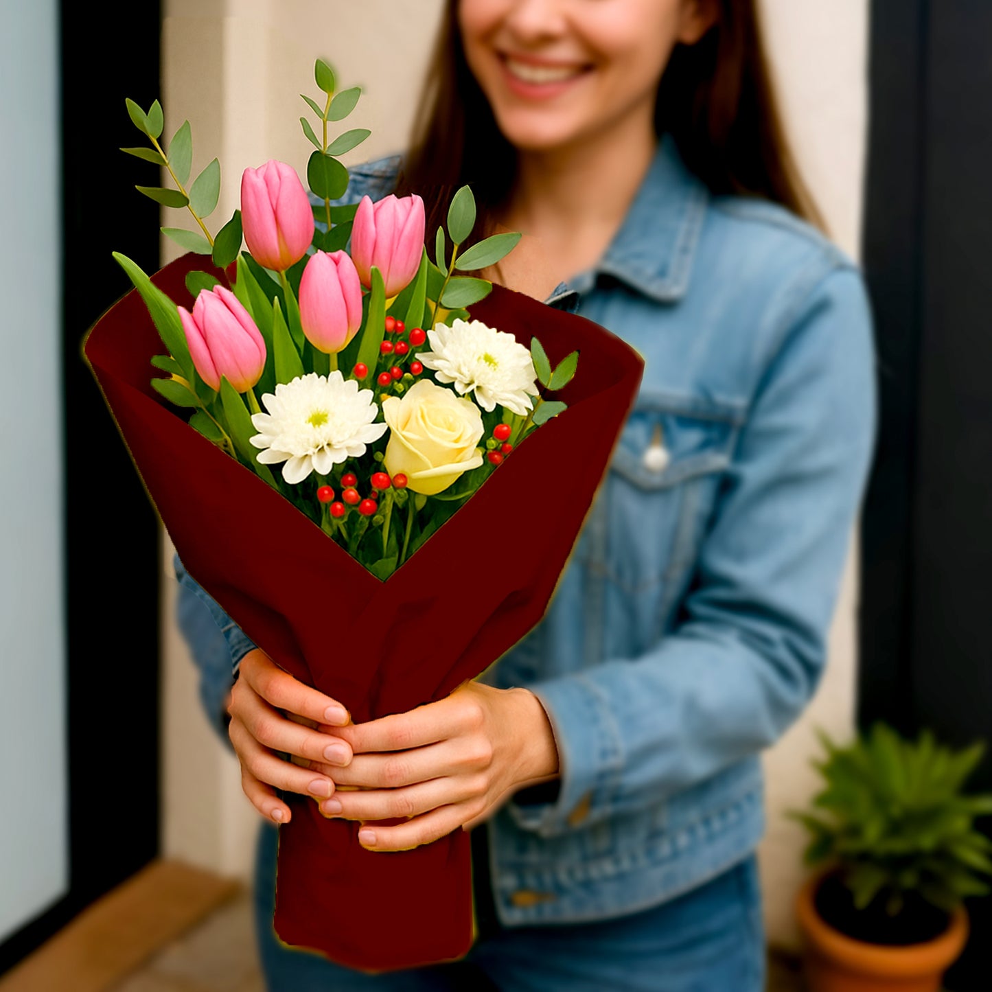 Pack of 10 Wine Colour Acid Free 50 x 70cm Tissue Paper Sheets