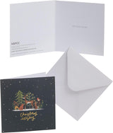 Box of 10 Winter Woodland Animals NSPCC Charity Christmas Cards with Envelopes
