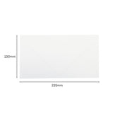 Pack of 50 White 100gsm 130x235mm Gummed Envelopes