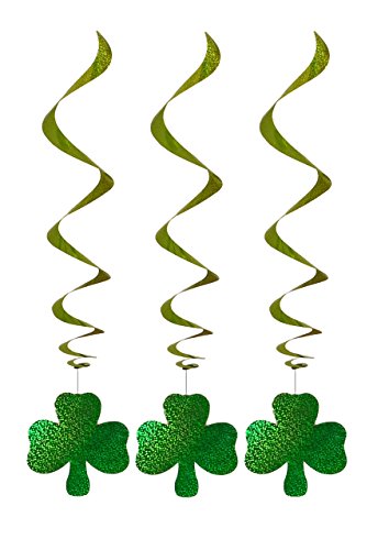 Hanging Spiral Shamrock Decoration