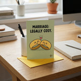 Marriage: Legally Cosy Wedding Card