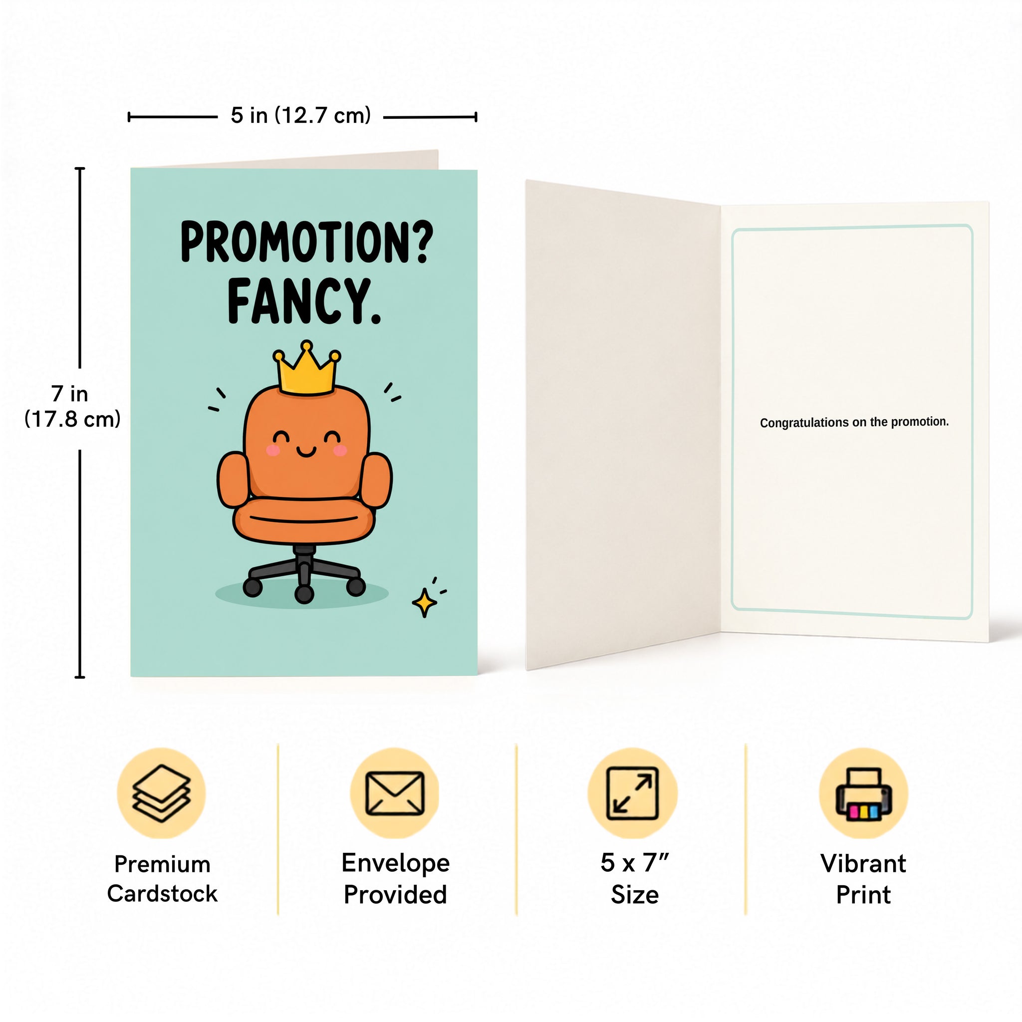 Promotion, Fancy Congratulations Card
