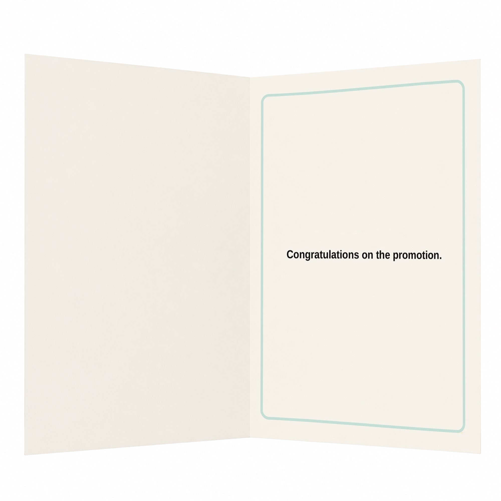 Promotion, Fancy Congratulations Card