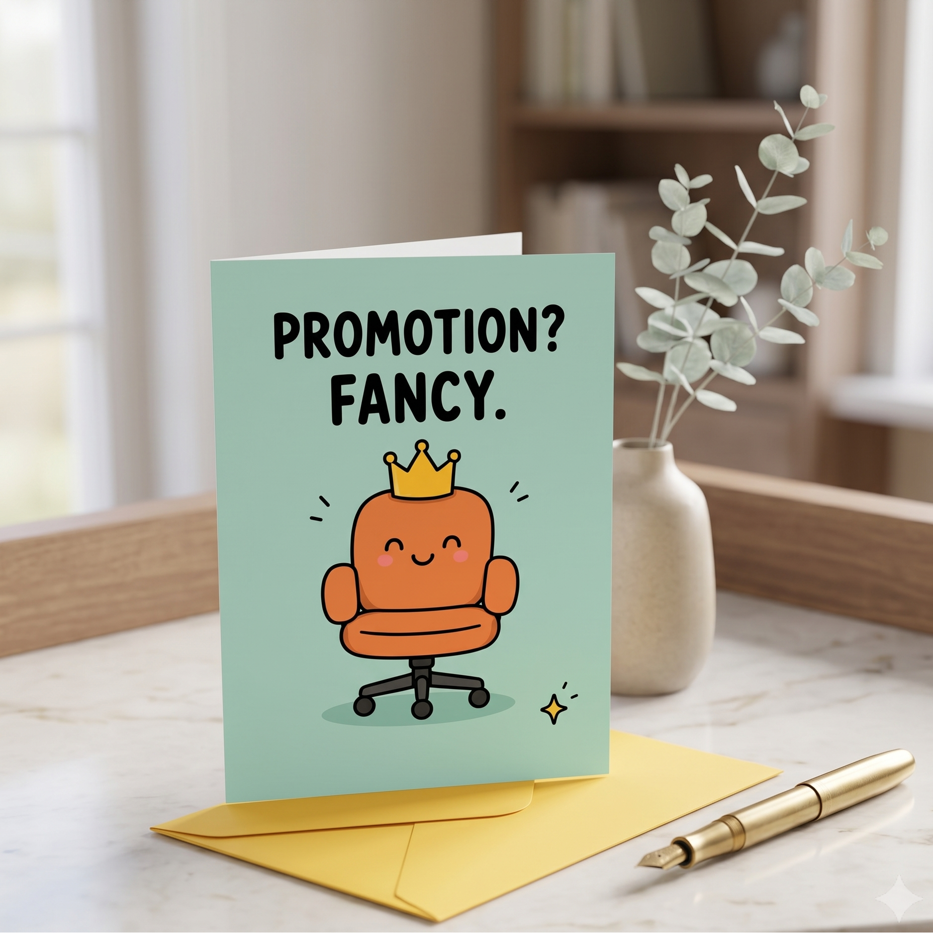 Promotion, Fancy Congratulations Card