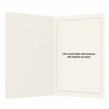 Thanks for Being Weird With Me Card
