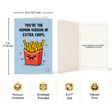 You're the Human Version of Extra Chips Open Card