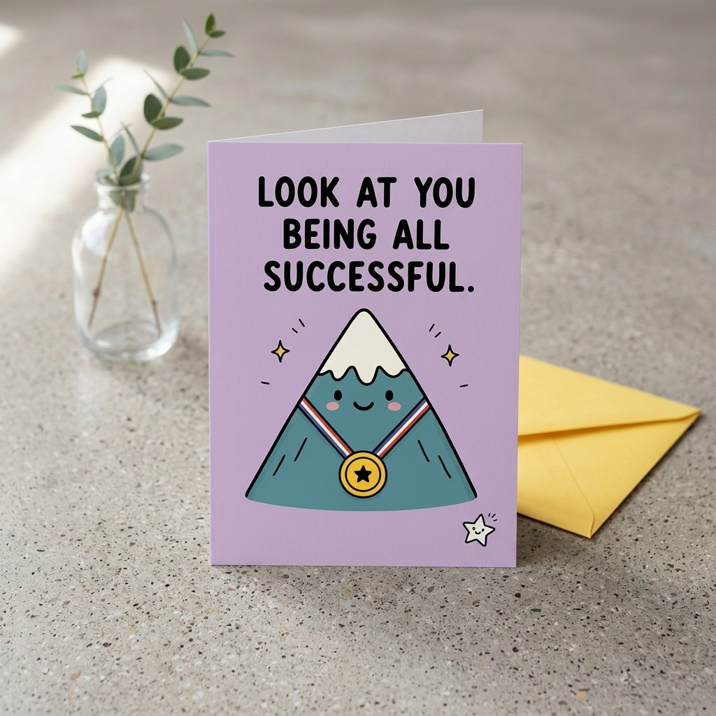 Look at You Being all Successful Congratulations Card
