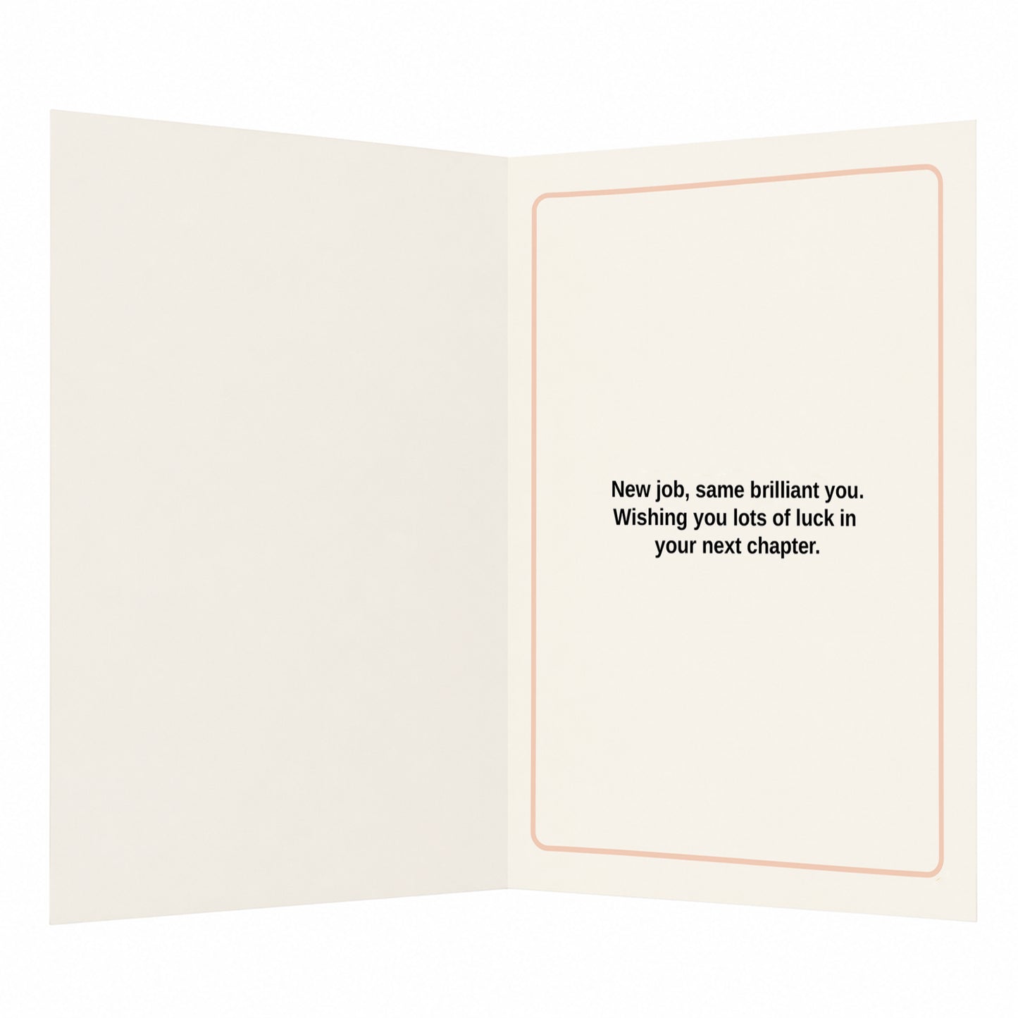 New Job Same You Good Luck Card