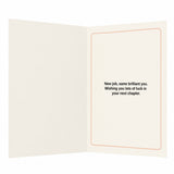 New Job Same You Good Luck Card