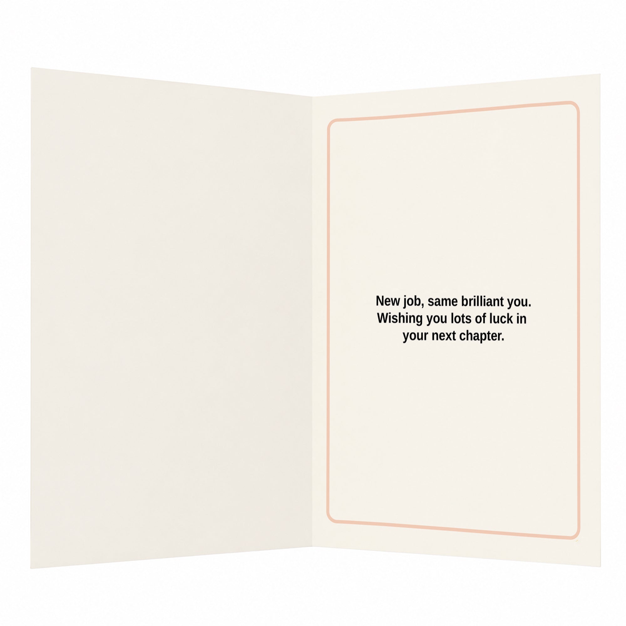 New Job Same You Good Luck Card