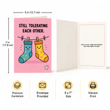 Still Tolerating Each Other Anniversary Congratulations Card