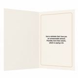 Love You More Than Snacks Open Card Valentine's Day, Anniversary
