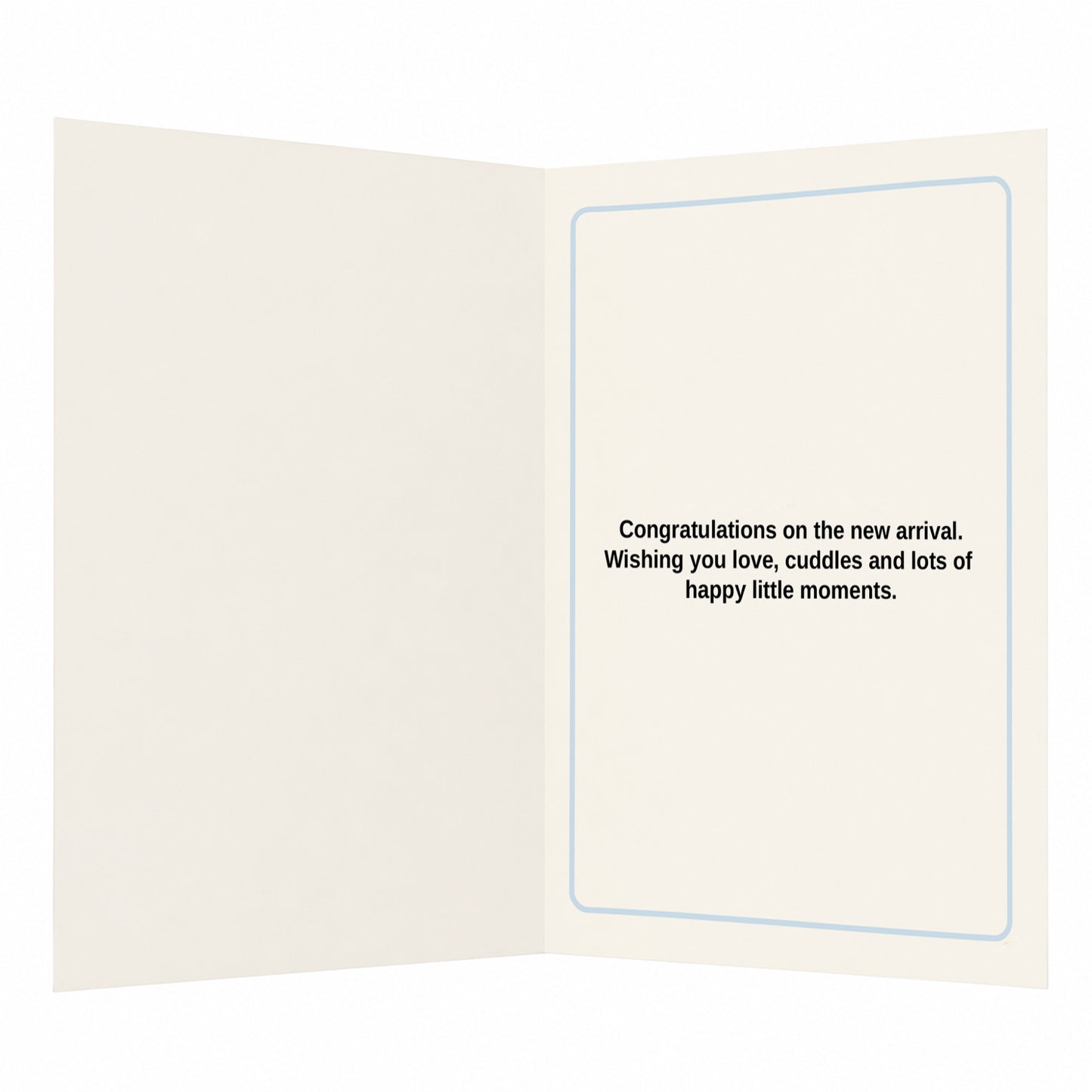 Welcome Tiny Sleep Thief New Baby Congratulations Card