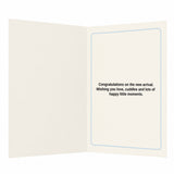 Welcome Tiny Sleep Thief New Baby Congratulations Card