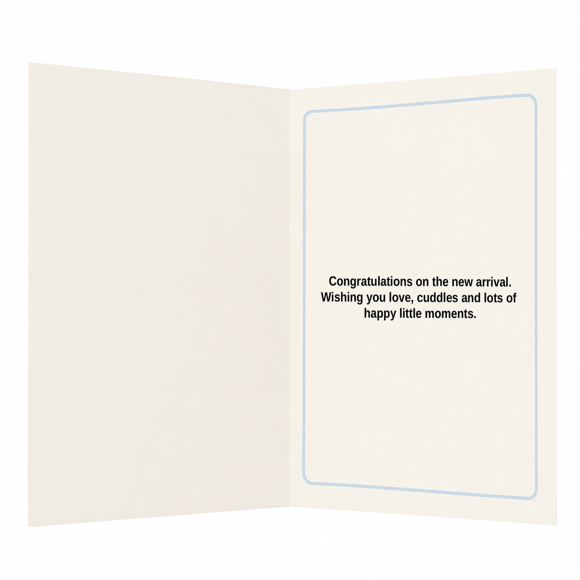 Welcome Tiny Sleep Thief New Baby Congratulations Card