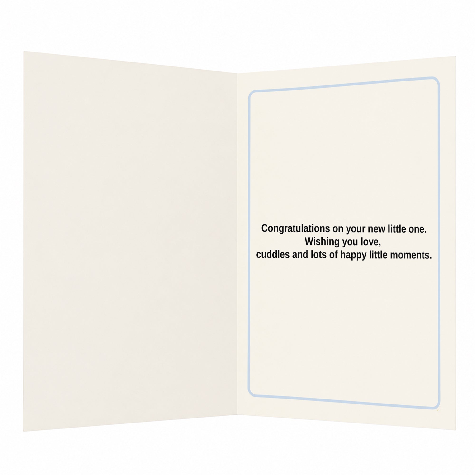 The Tiny Roommate New Baby Congratulations Card