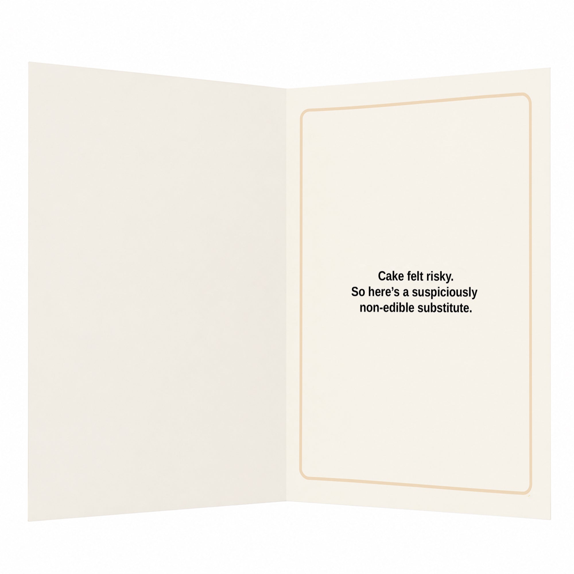 Envelope Cake Suspicious Humorous Birthday Card