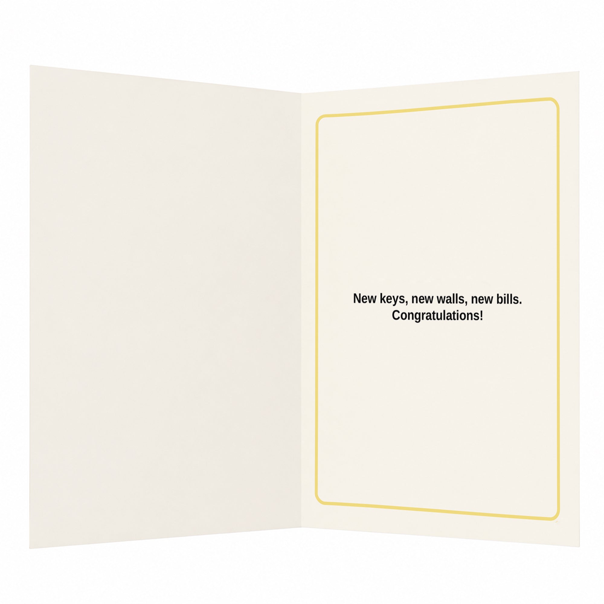 Home Sweet Mortgage New Home Congratulations Card