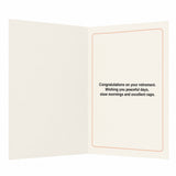 Professional Nap Era Begins Retirement Congratulations Card