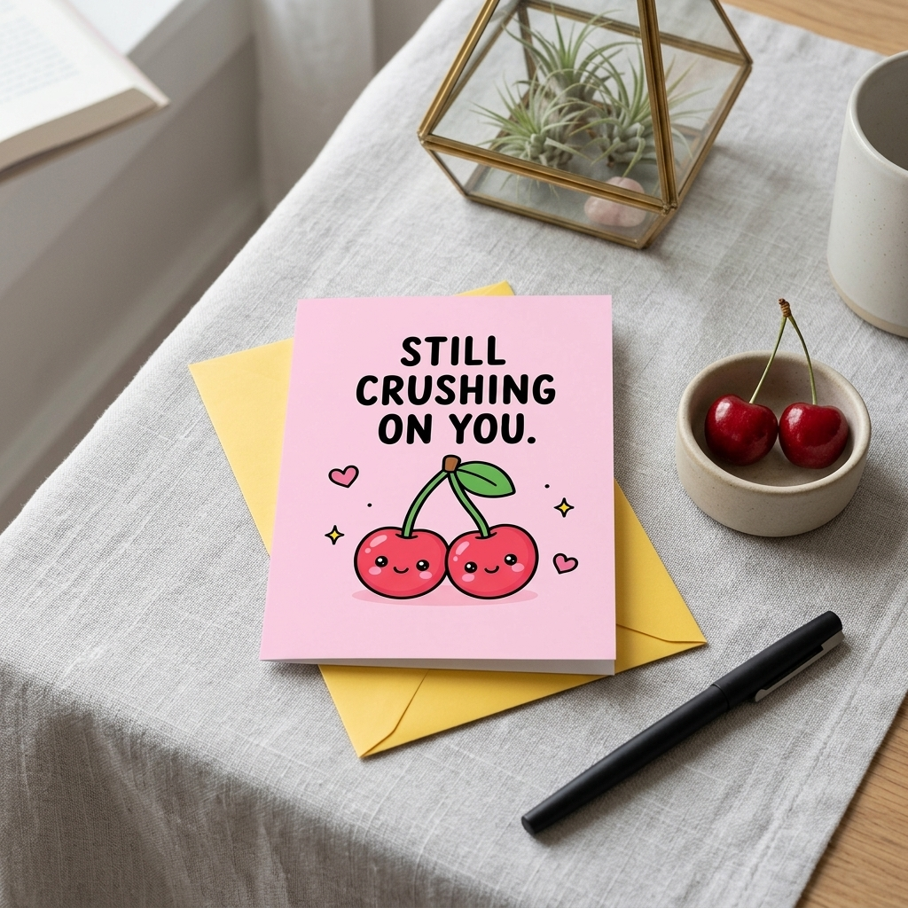 Still Crushing on You Open Card One I Love, Valentine's Day