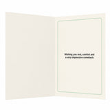 Recover at a Dramatic Yet Impressive Pace Get Well Soon Card