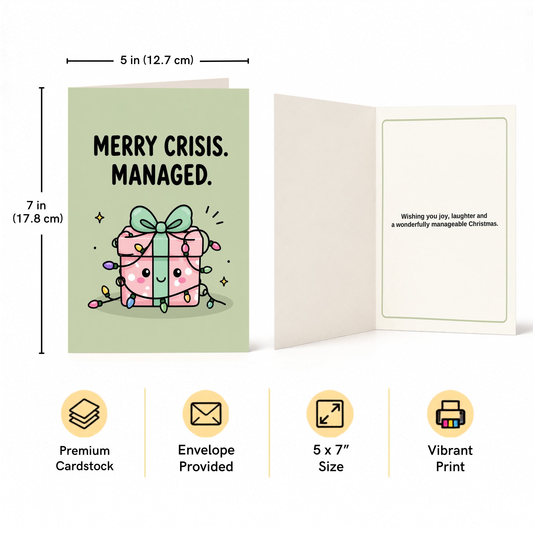 Merry Crisis, Managed Christmas Card