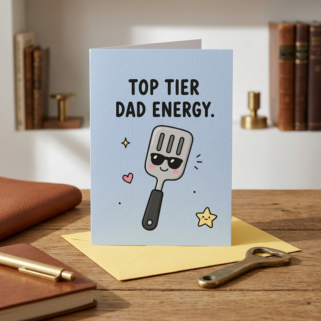 Top Tier Energy Father's Day, Dad Birthday Card