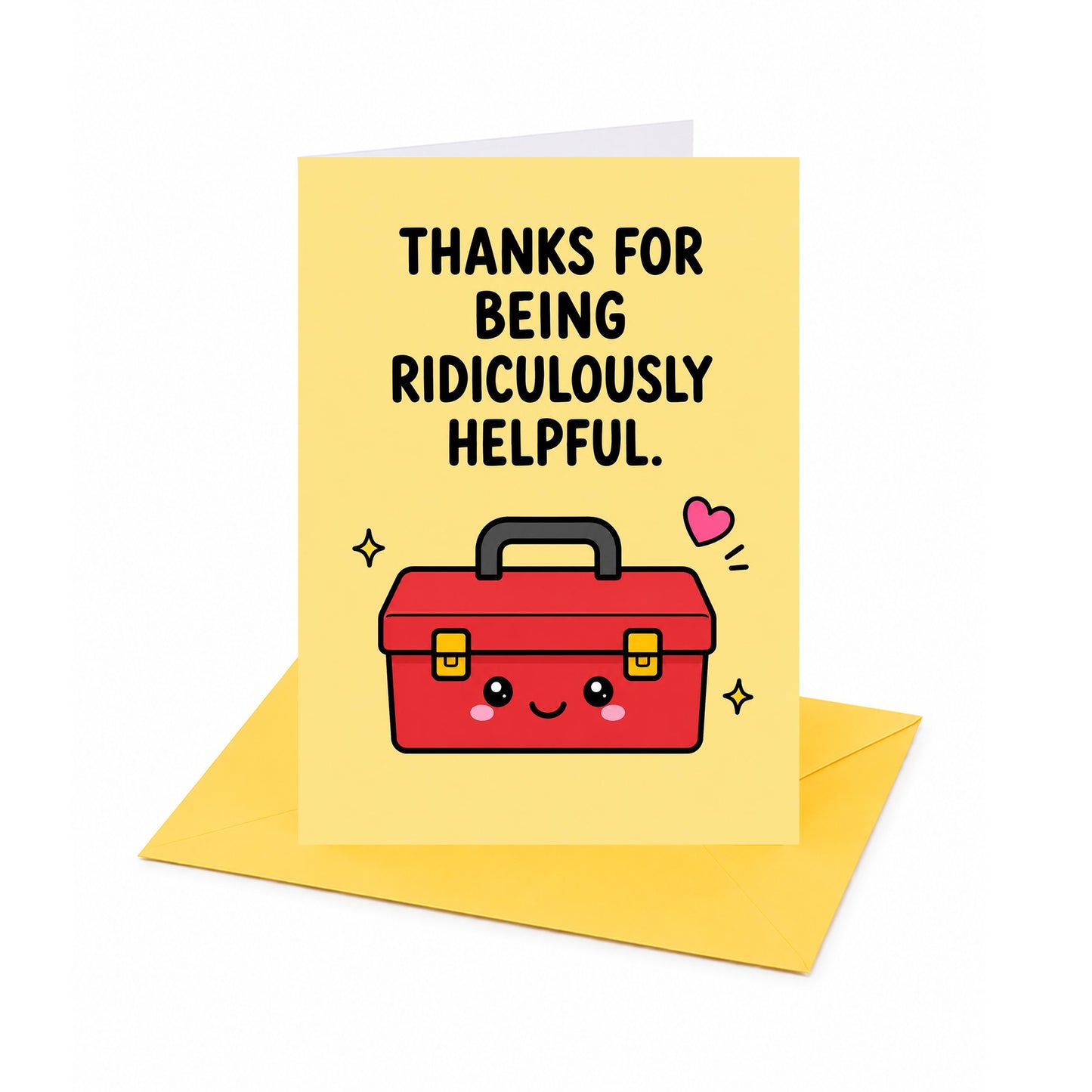 Thanks for Being Ridiculously Helpful Thank You Card