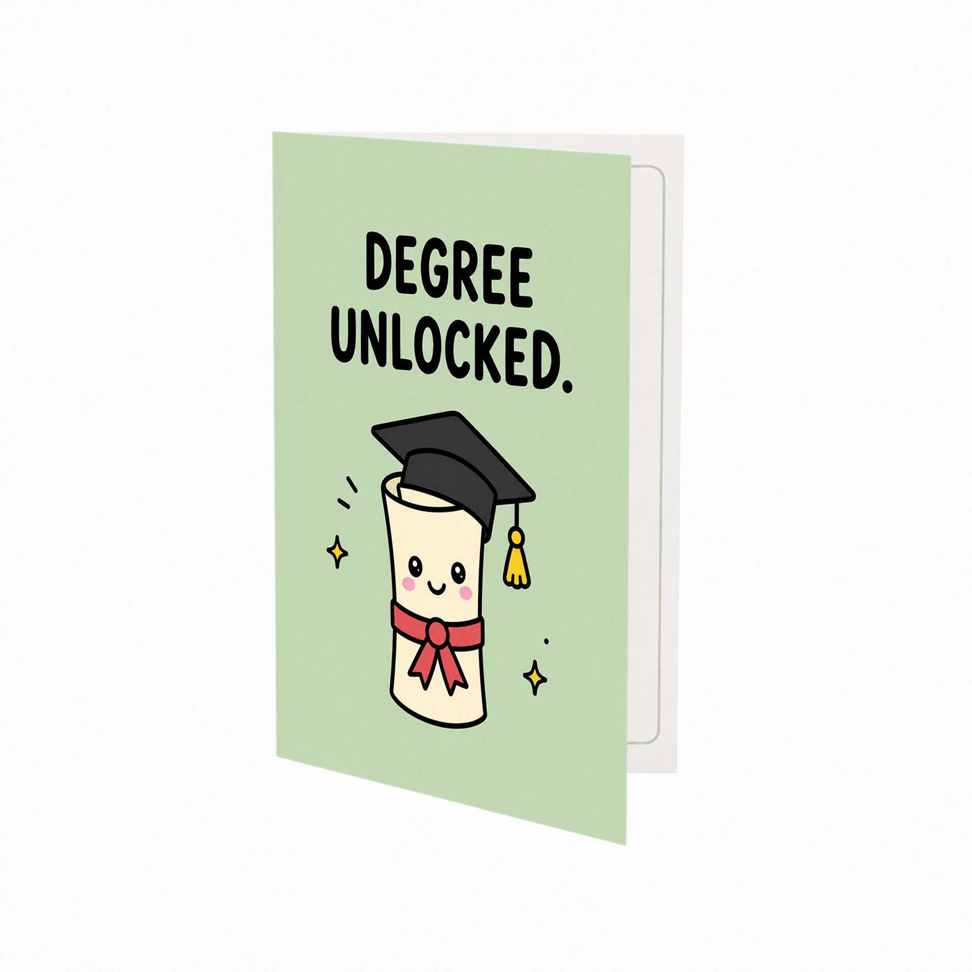 Degree Unlocked Graduation Congratulations Card