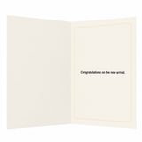 Smol But In Charge New Baby Congratulations Card