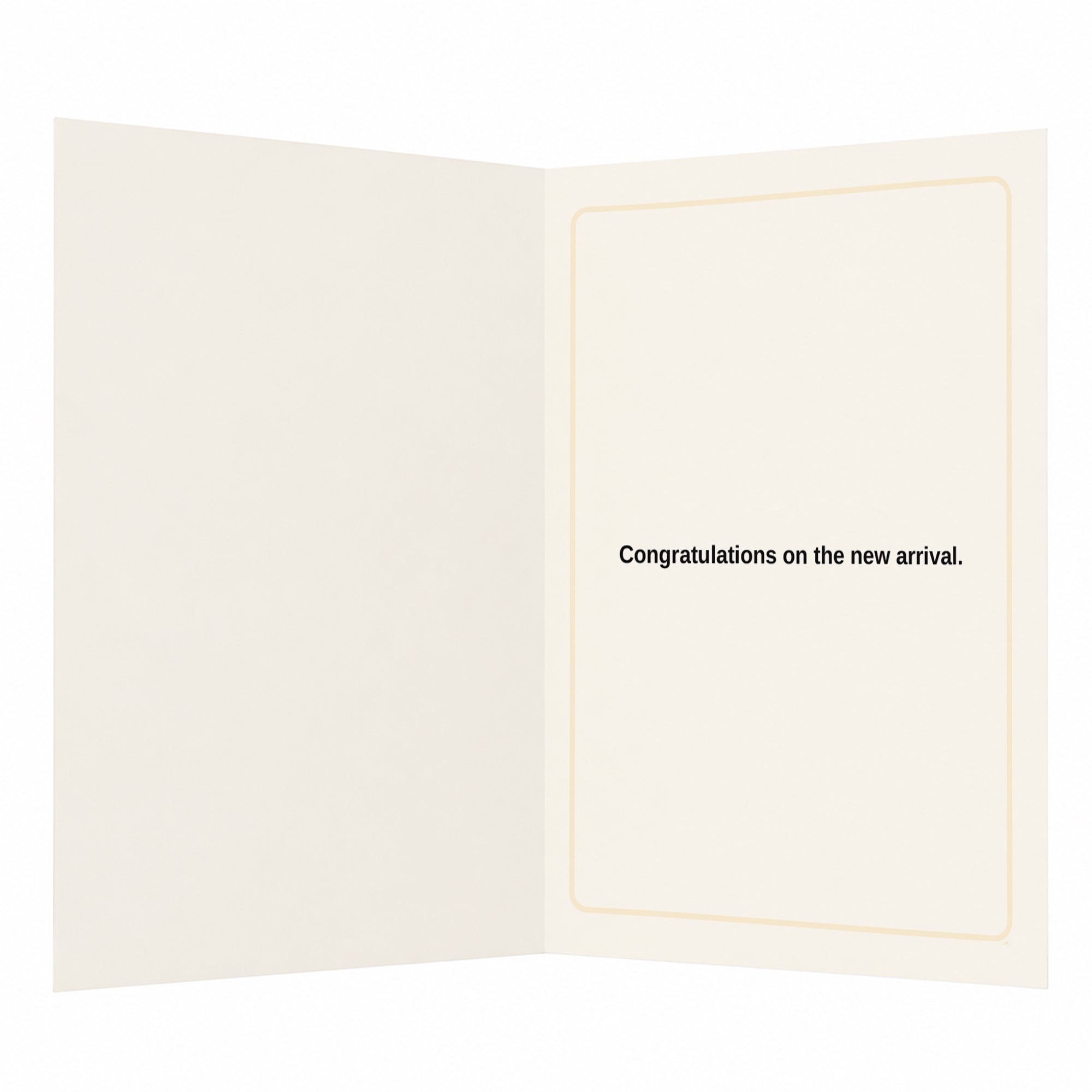 Smol But In Charge New Baby Congratulations Card