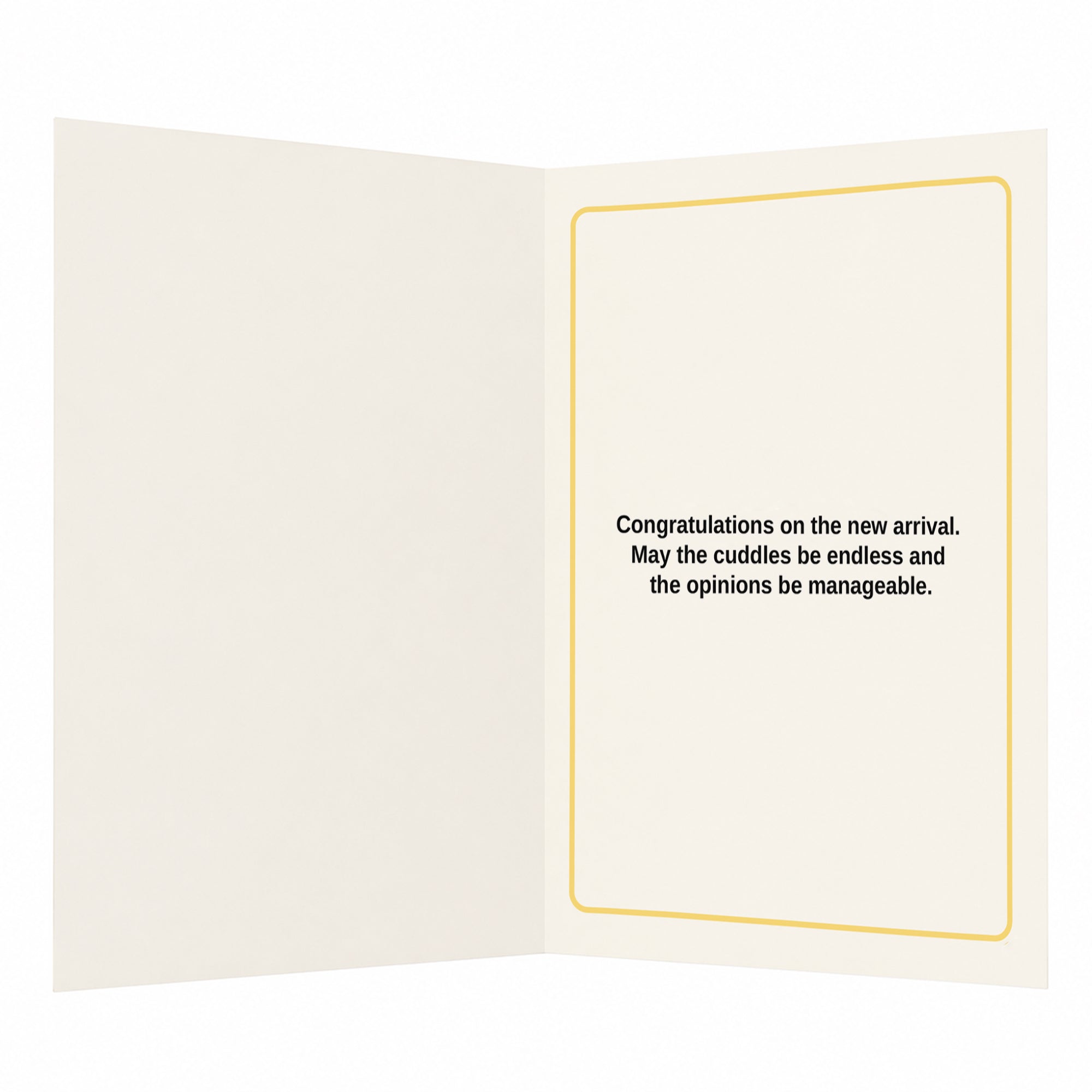 Tiny Human Hugh Opinions New Baby Congratulations Card