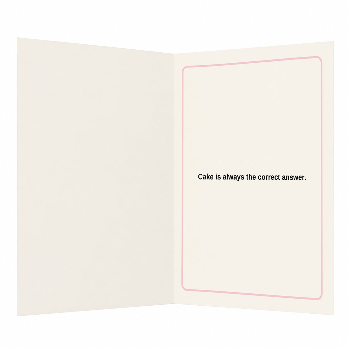 Diet Tip Try Cake Birthday Card