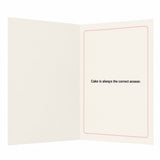 Diet Tip Try Cake Birthday Card