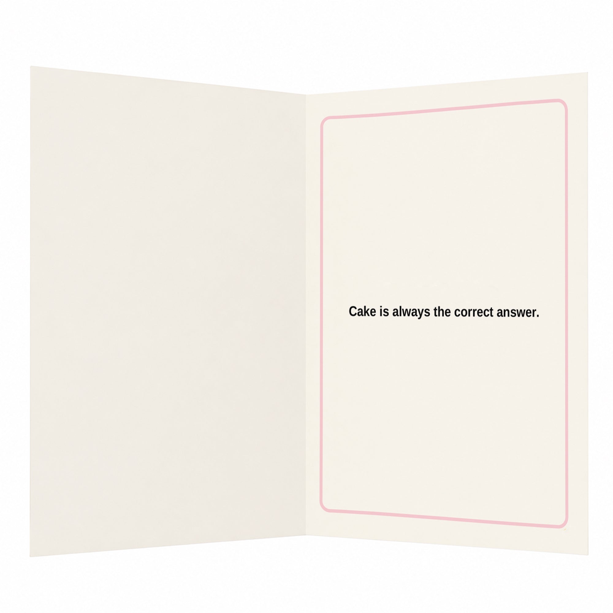 Diet Tip Try Cake Birthday Card