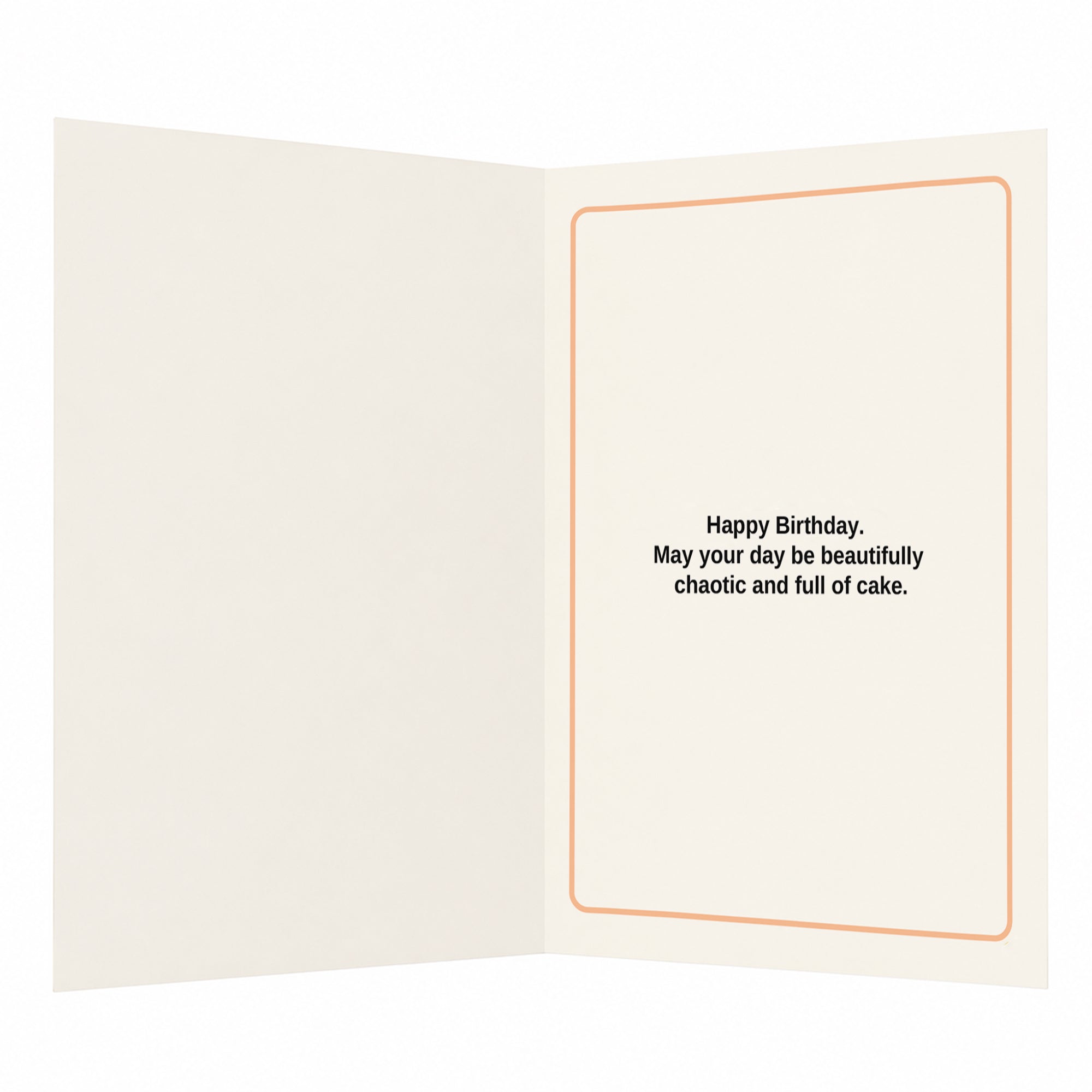 Cake Design Deluxe Chaos Birthday Card