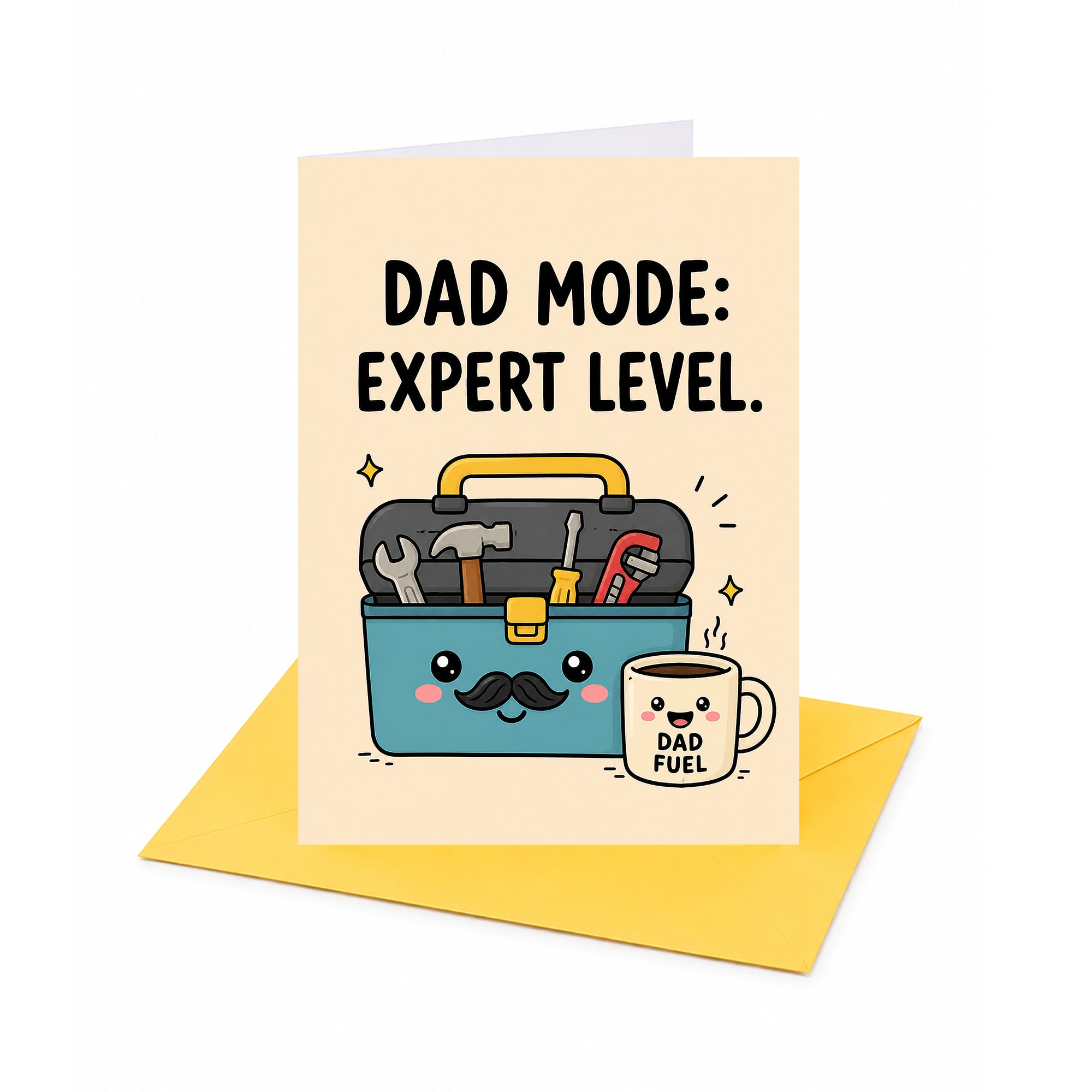 Dad Mode Expert Level Father's Day, Birthday Card