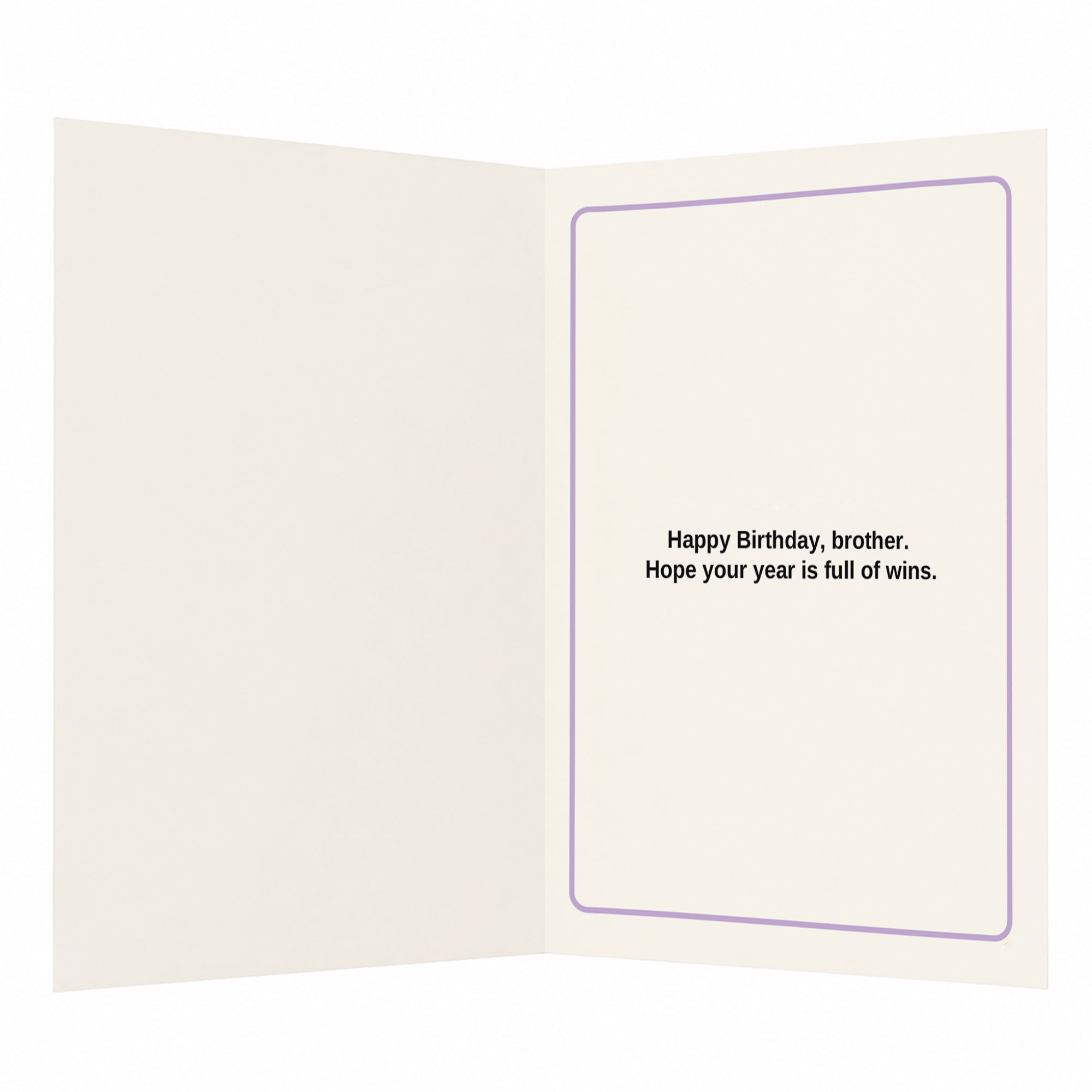 Brother You Age Like a Champion Birthday Card