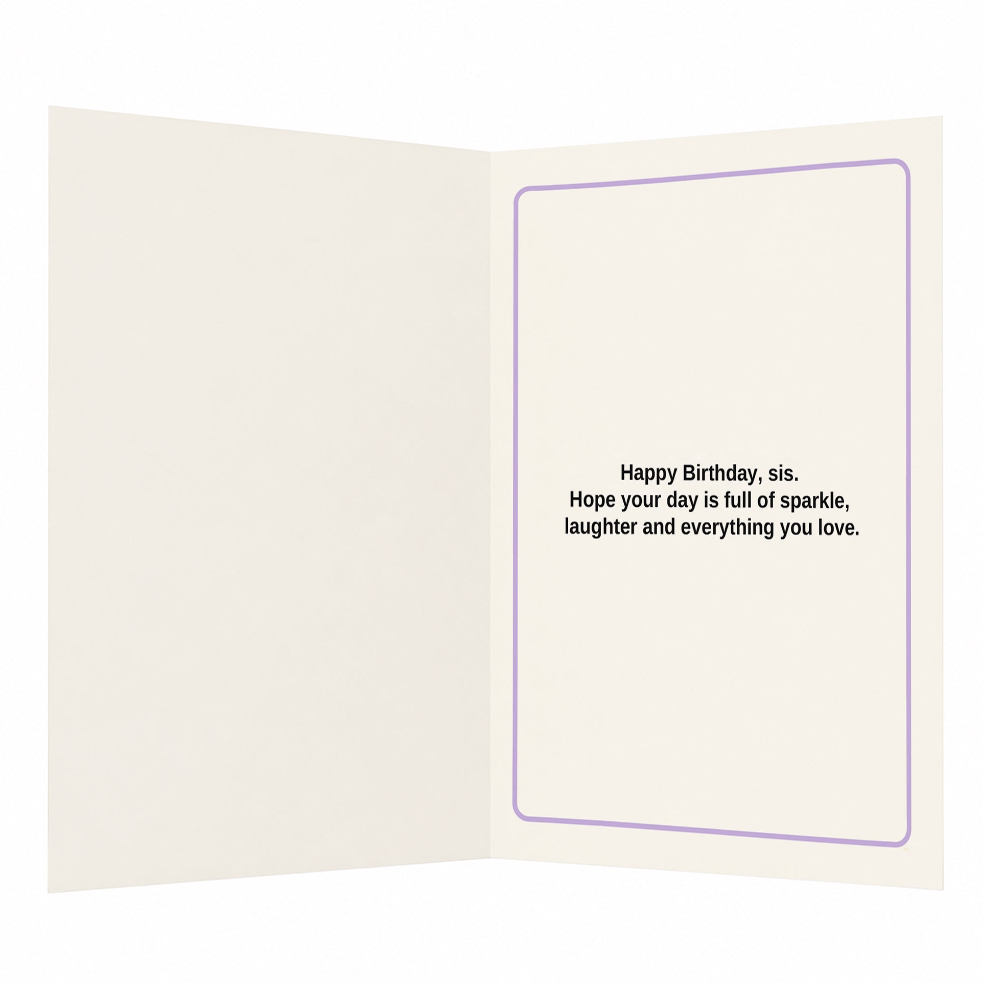 Another Year Fabulous Sister Birthday Card