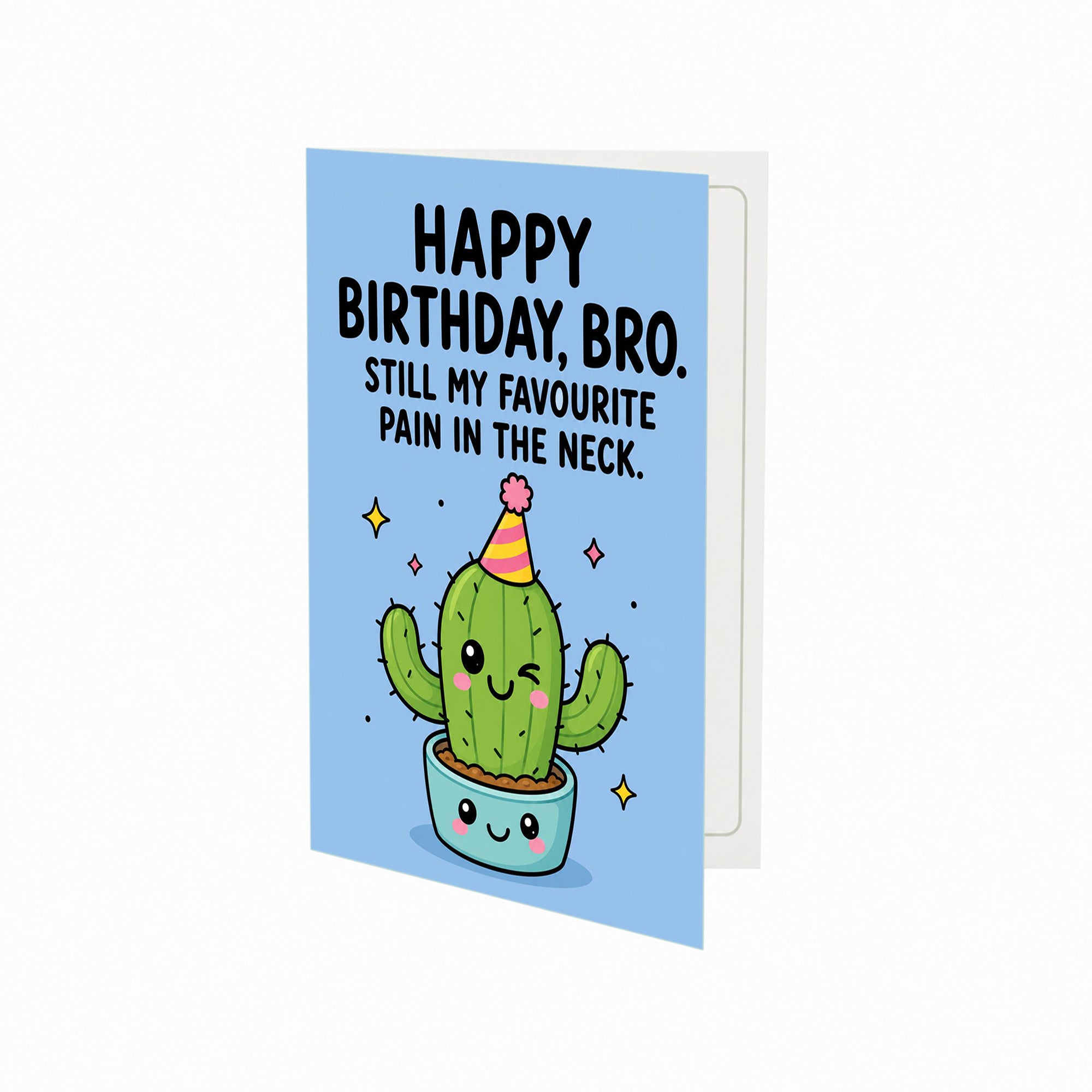 Brother Pain in the Neck Birthday Card