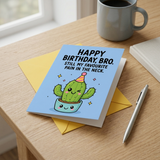 Brother Pain in the Neck Birthday Card