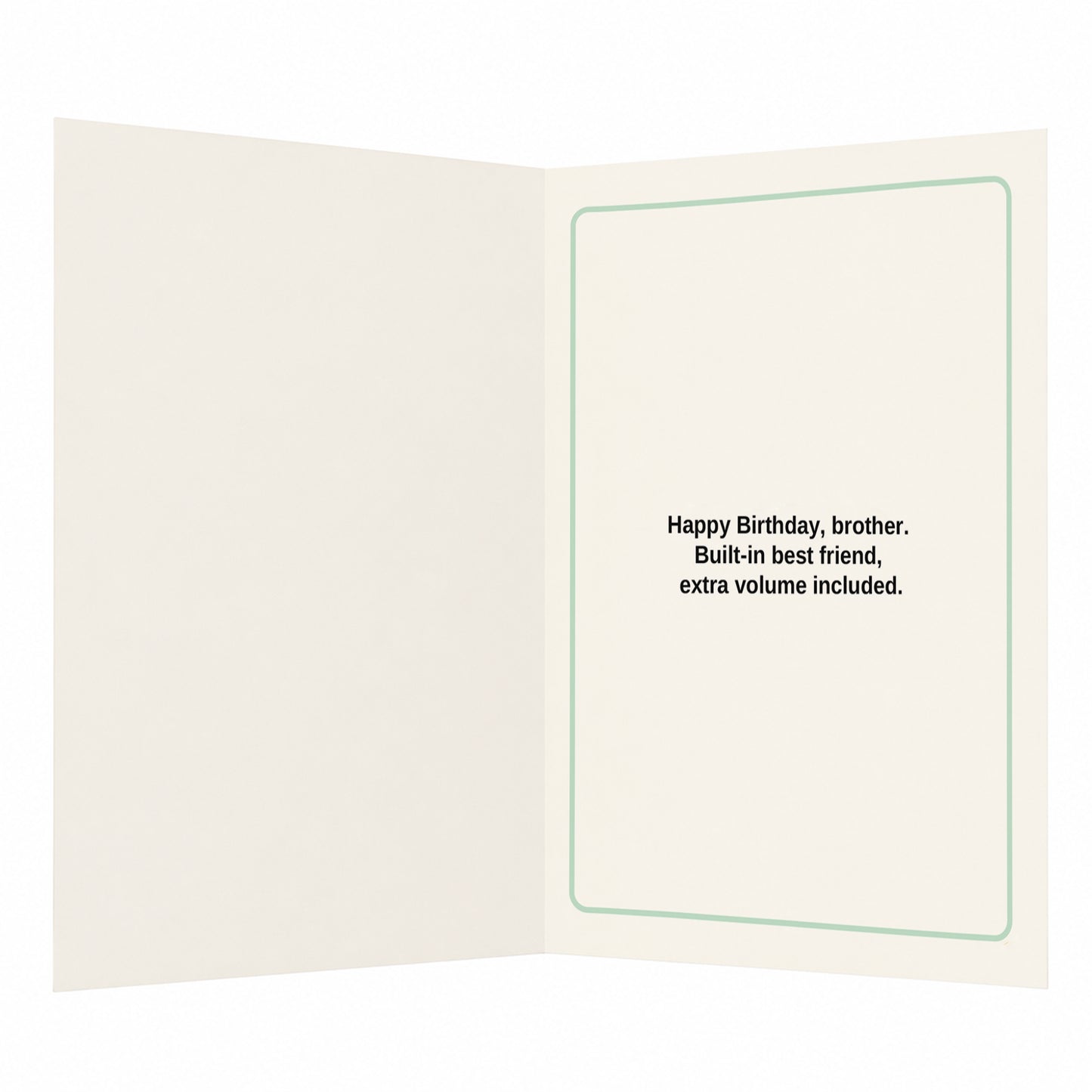 Brother Like a Best Friend But Louder Birthday Card