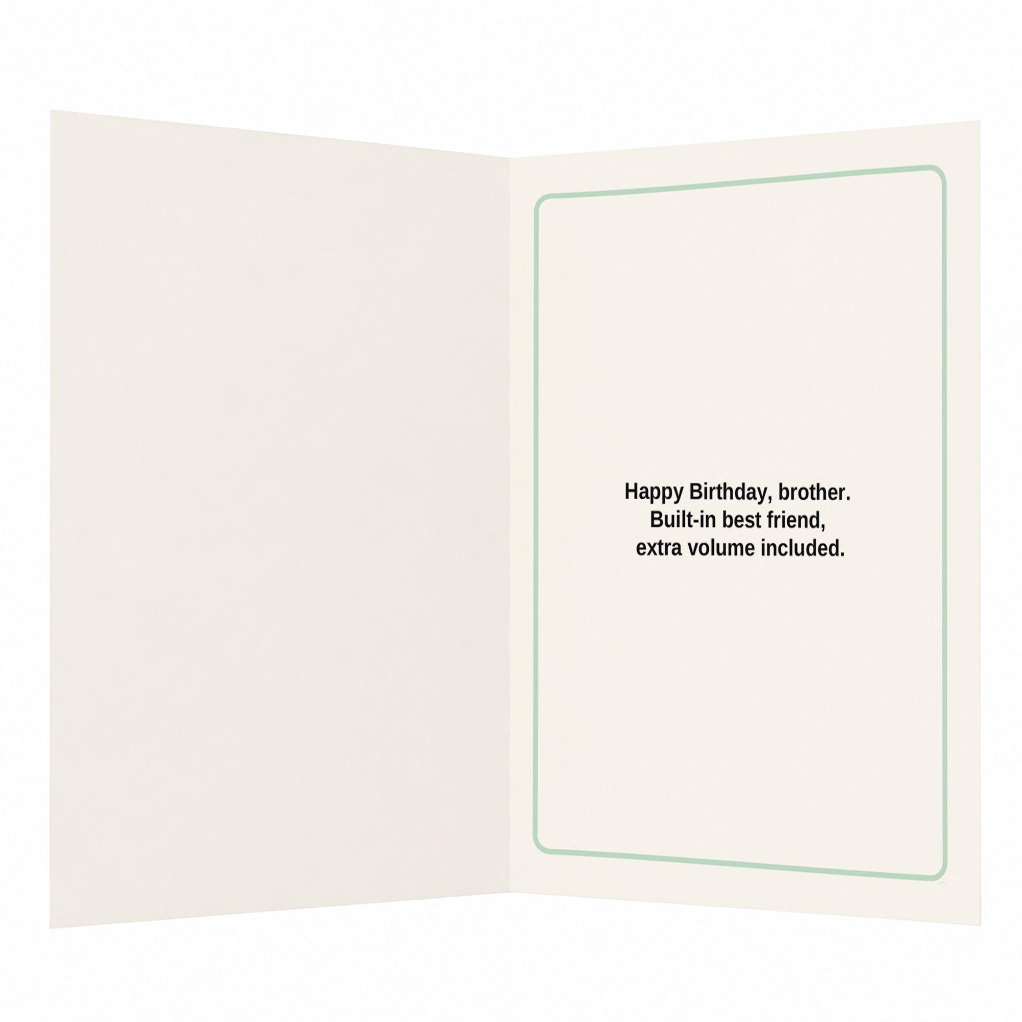 Brother Like a Best Friend But Louder Birthday Card