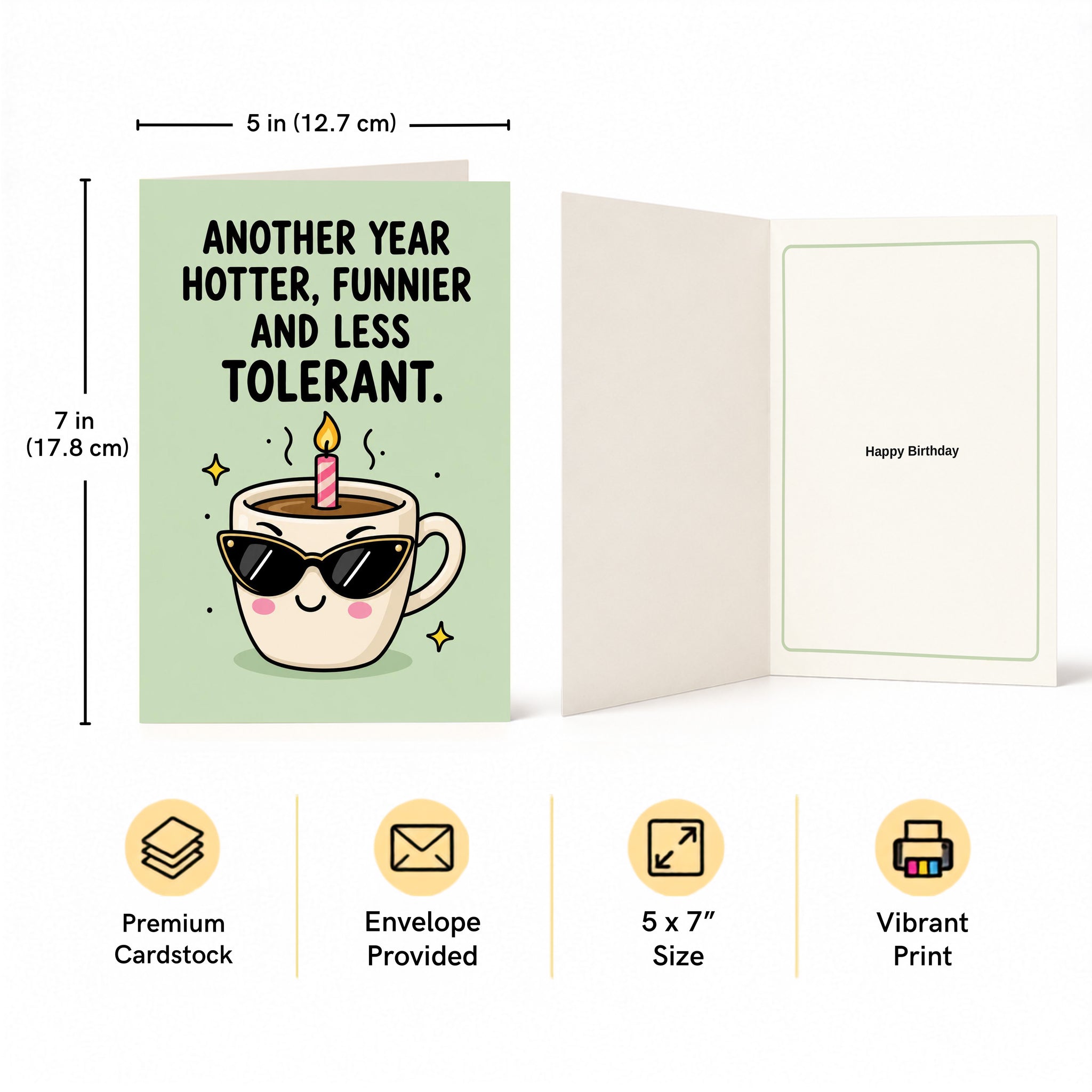 Another Year Hotter Funnier And Less Tolerant Birthday Card
