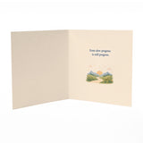 Keep Going Uplifting Progress, Perseverance Inspirational Encouragement Card